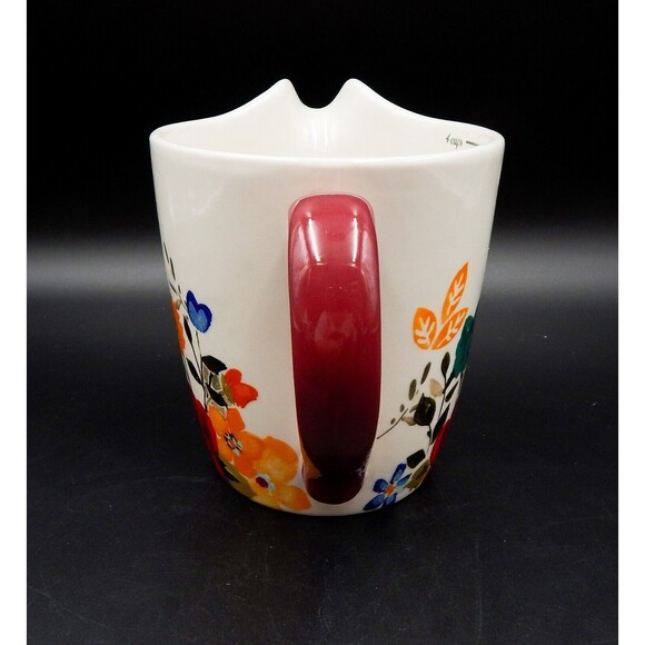 Pioneer Woman Timeless Floral 4 Cup Ceramic Measuring Cup Love Beyond Measure - Picture 5 of 9